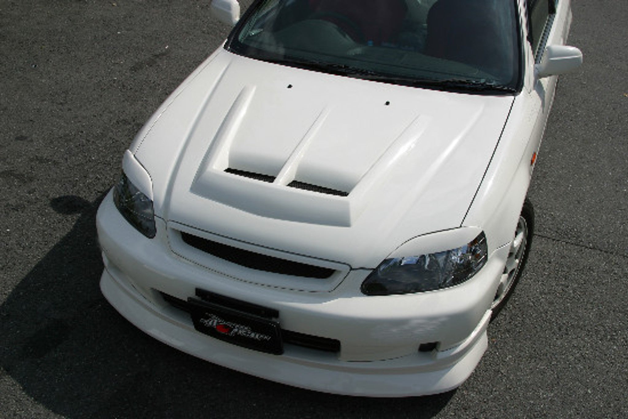 Charge Speed 1999-2000 Honda Civic FRP Vented Hood